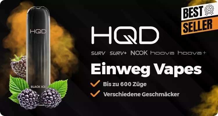  HQD Vape Einweg E-Zigaretten kaufen – große Auswahl bei Shisharia