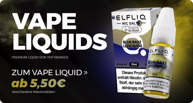  Vape Liquids online kaufen bei Shisharia – große Auswahl an Nikotinsalz E-Liquids