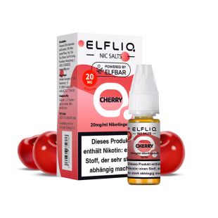 Elfbar Elfliq Liquid E-Zigarette 10ml - Cherry - 20mg